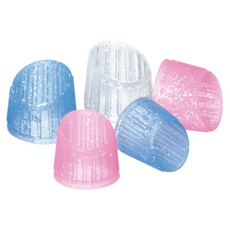 DEDILES PLUS TALLA 5M ROSA/AZUL/TRANSPARENTE 5 UNIDADES