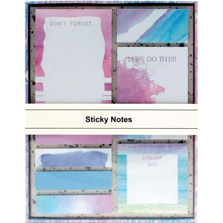 SET DE ESCRITORIO CAMPUS UNIVERSITY WATERCOLOR 8 PIEZAS
