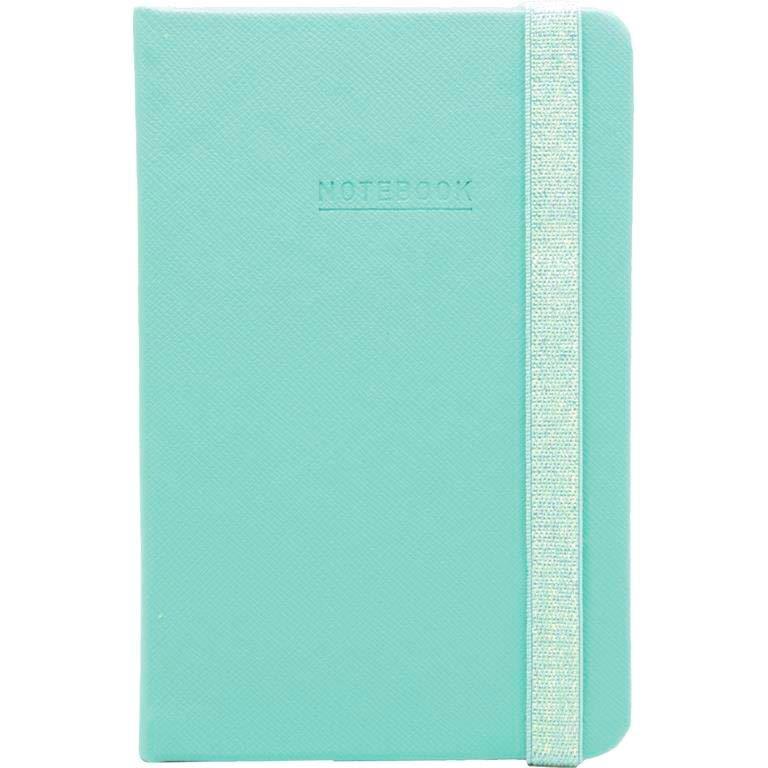 LIBRETA ENCUADERNADA CAMPUS UNIVERSITY NOTEBOOK A6 96 HOJAS 80 GRAMOS CON GOMA VERDE LISO