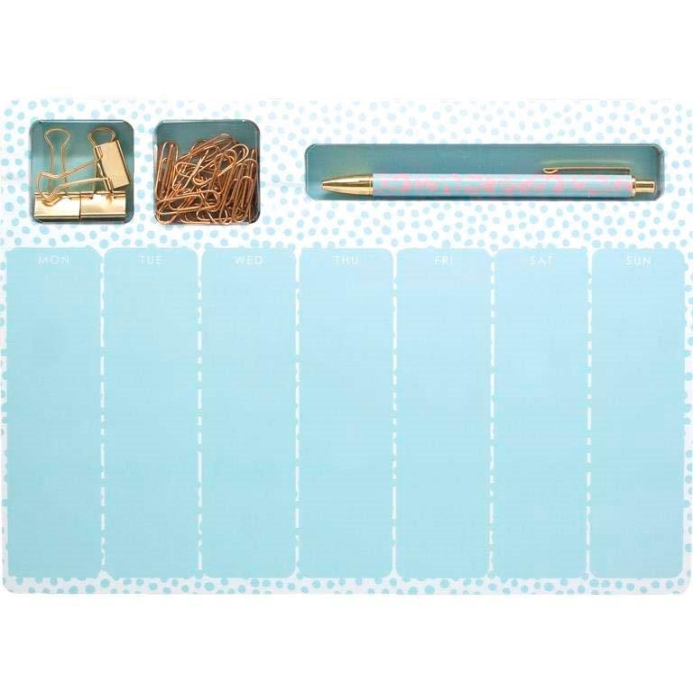SET DE ESCRITORIO CAMPUS UNIVERSITY 292 X 210 MM. AZUL
