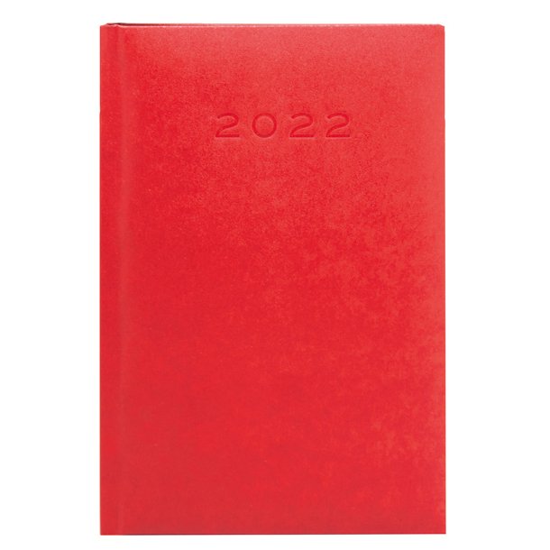 AGENDA 2022 PLUS OFFICE 150 X 210 DIA PAGINA BASIC COLOR BURDEOS