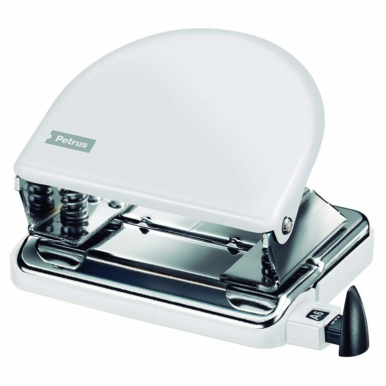 TALADRADOR SOBREMESA PETRUS 52 COLOR BLANCO CAPACIDAD 20 HOJAS