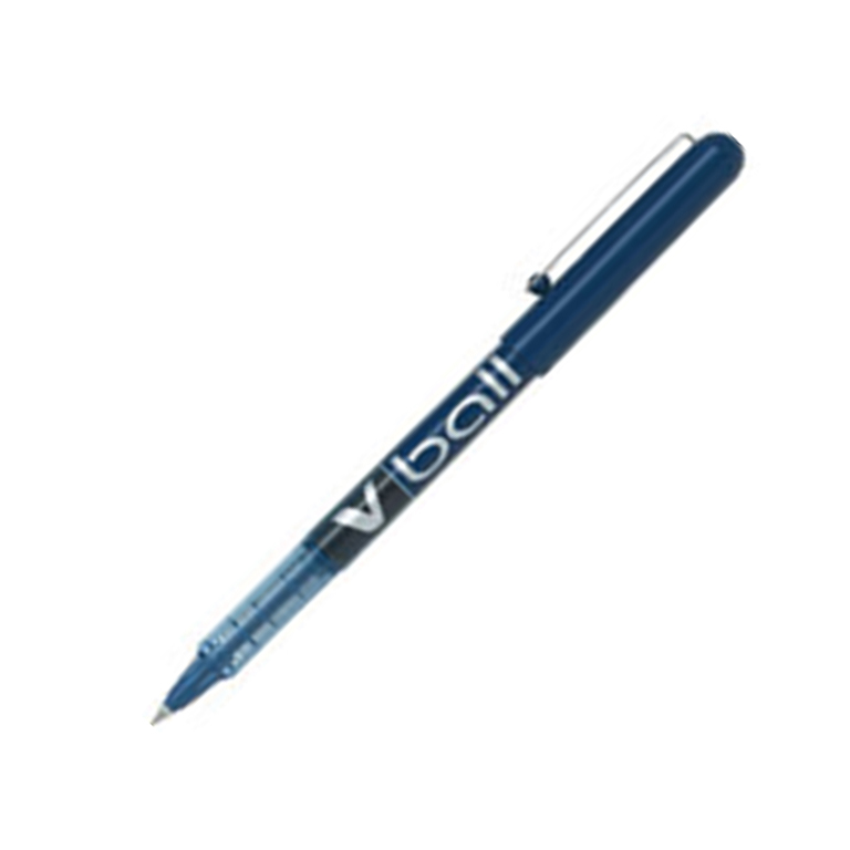BOLÍGRAFO ROTULADOR CAPUCHÓN PILOT ROLLER V-BALL 07 AZUL