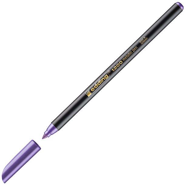 ROTULADOR EDDING 1200 PUNTA DE FIBRA COLOR VIOLETA METÁLICO 1-3 MM