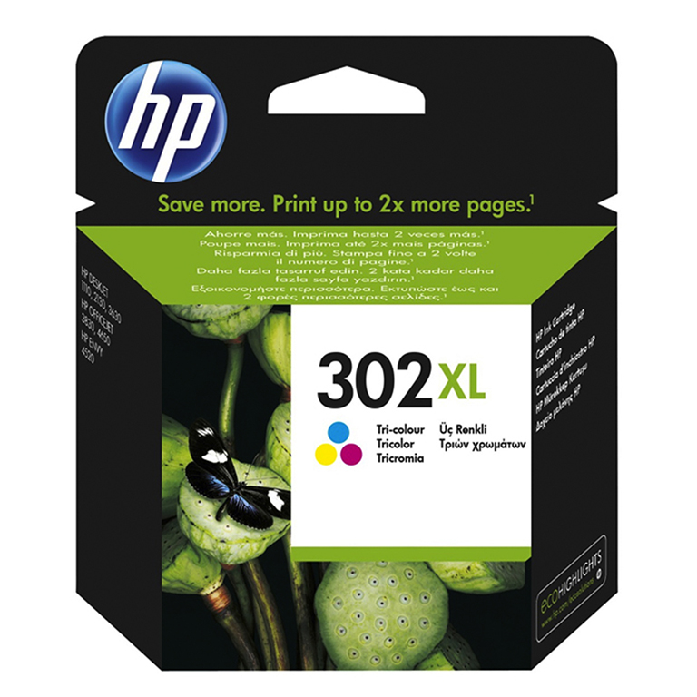 CARTUCHO INK-JET HP 302XL F6U67AE COLOR