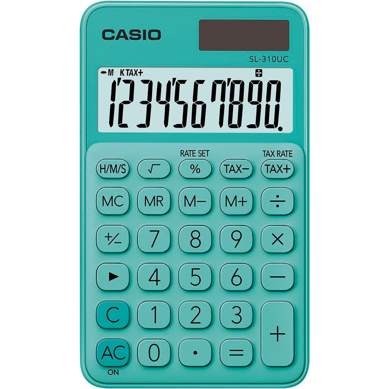 CALCULADORA SL-310UC VERDE CASIO