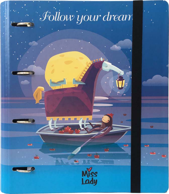 CARPETA 4 ANILLAS 30MM RECAMBIO FOLLOW DREAMS