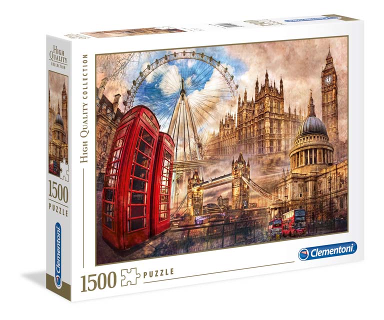 PUZZLE 1500 PIEZAS VINTAGE LONDON