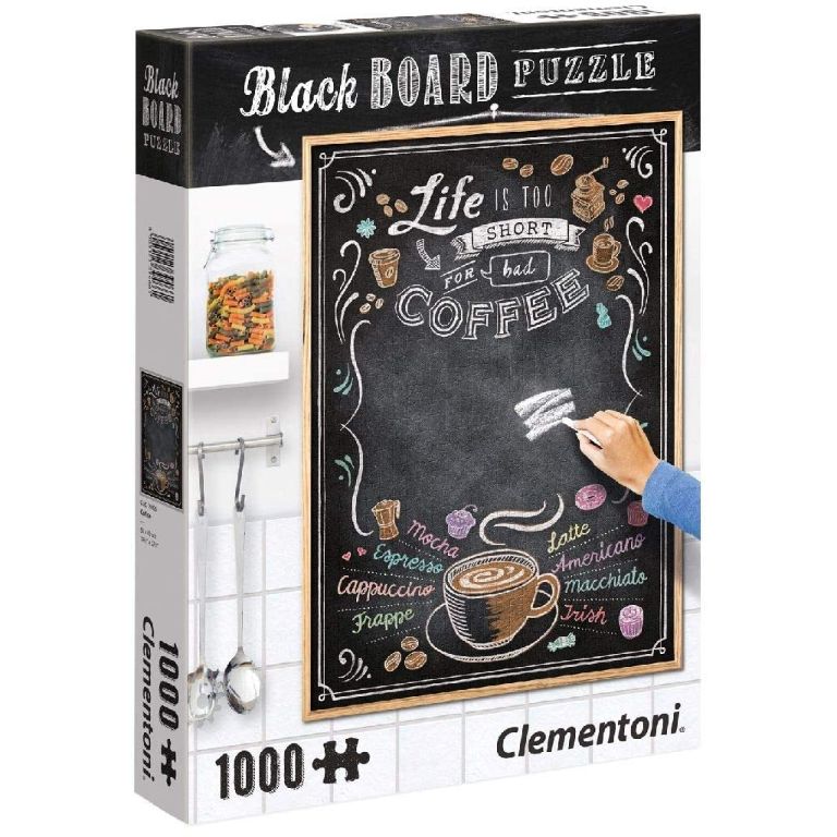 PUZZLE 1000 PIEZAS COFEE PIZARRA