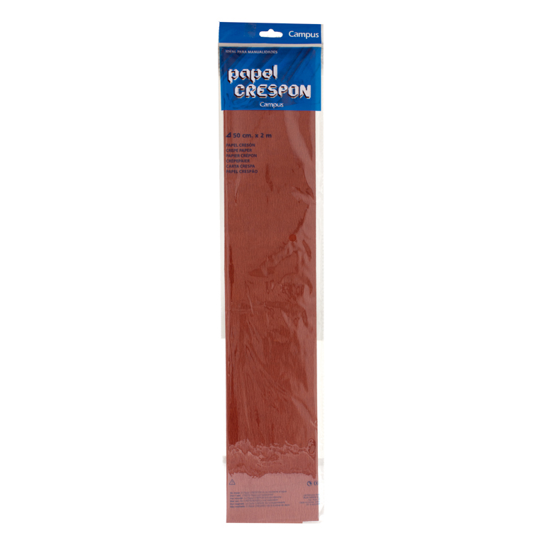 PAPEL CRESPÓN CAMPUS COLLEGE 50 CM X 2 M COLOR MARRON CLARO