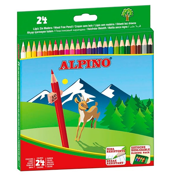 LAPICERO DE COLORES ALPINO 24 COLORES