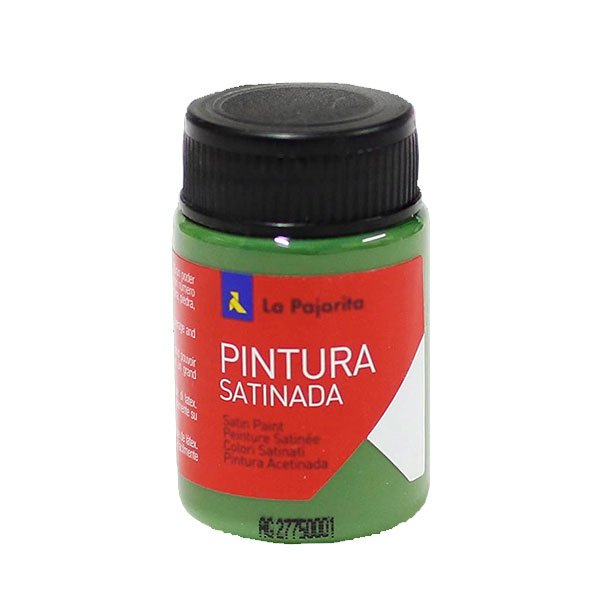 TEMPERA LATEX SATINADA LA PAJARITA BOTE 35ML COLOR VERDE MONTE