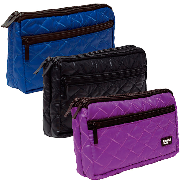 Portatodo Campus Chanel rectangular 3 cremalleras