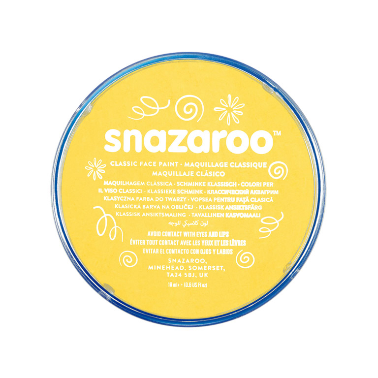 MAQUILLAJE SNAZAROO PASTILLA 75 ML AMARILLO